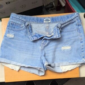 Old Navy Light Blue Denim Shorts